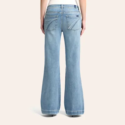 7 For All Mankind Women's Light Wash Santa Rosa Dojo Jeans