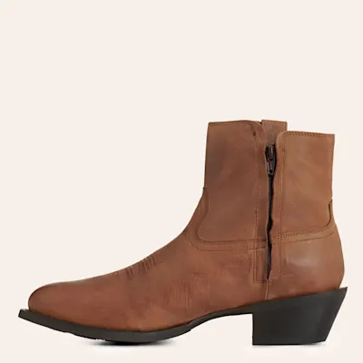 Laredo Men’s Cabrera Brown Zip Round Toe Cowboy Boots