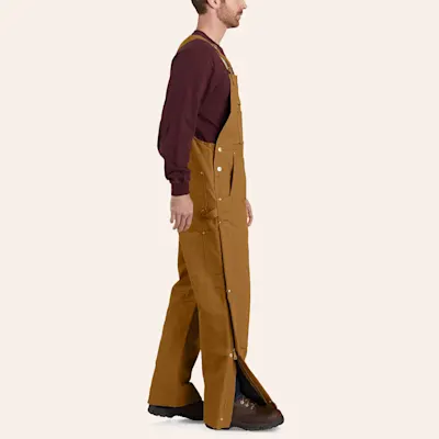 Carhartt Men's Brown Insulated Overalls