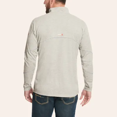 Ariat FR Charcoal Gray 1/2 Zip Work Pullover