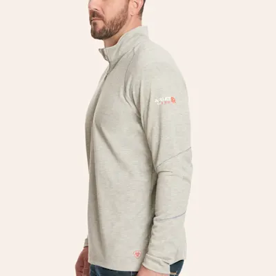 Ariat FR Charcoal Gray 1/2 Zip Work Pullover