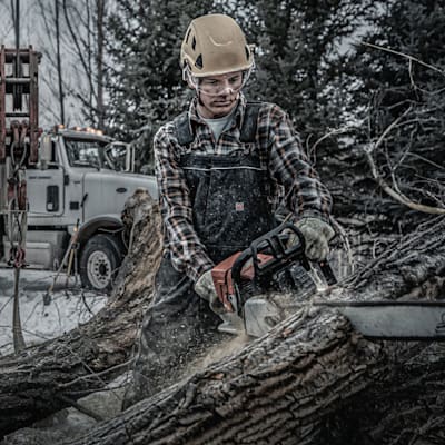 Walls Men's Frost Midnight Black Insulated Duck Work Bib Overall