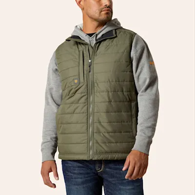 Ariat Men's Rebar Cordura Ripstop Beetle Lightweight Insulated Vest