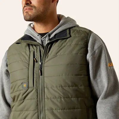 Ariat Men's Rebar Cordura Ripstop Beetle Lightweight Insulated Vest