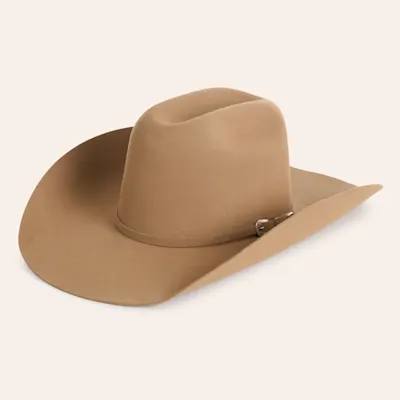 Cavender's 3X Duncan Fawn Cattleman's Crown Premium Wool Cowboy Hat