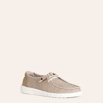 Hey Dude Women's Wendy Walnut Slip On Moc Toe Shoes