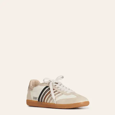 Shushop Women's Stevie White Almond Toe Casual Shoes