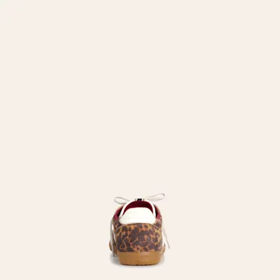 Shushop Women's Sydney Leopard Print Faux Suede Sneakers 4 Shushop Women's Sydney Leopard Print Faux Suede Sneakers