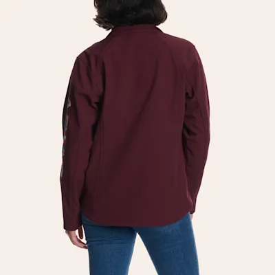 Ariat Women’s Malbec Aztec Print Logo Softshell Jacket