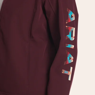 Ariat Women’s Malbec Aztec Print Logo Softshell Jacket
