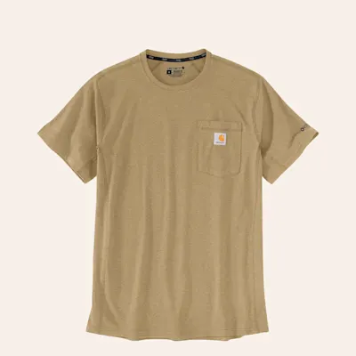 Carhartt Men's Force Sandstone Heather Pocket T-Shirt