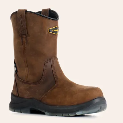 Terra Men's Murphy Dark Brown Waterproof Composite Round Toe Work Boots