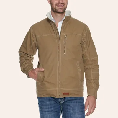 Rafter C Men's Khaki Light Canvas Jacket