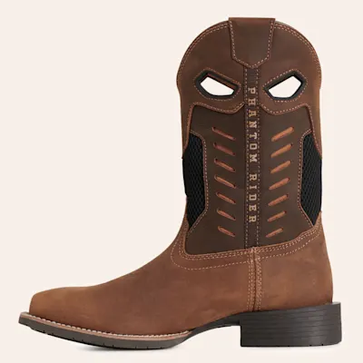Double H Men's Phantom Rider Tan Wide Square Toe Work Boots