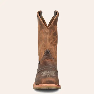 Double H Men's Stockman Sand & Brown Elephant Wide Square Toe Work Boots