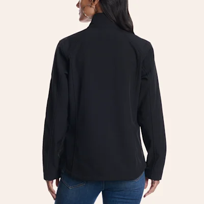 Ariat Women's Black Multicolor Logo Softshell Jacket