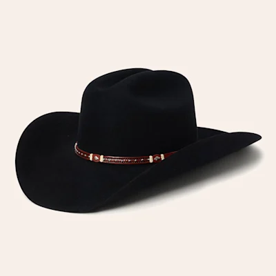 Stetson 6X Monterrey T Black Felt Cowboy Hat