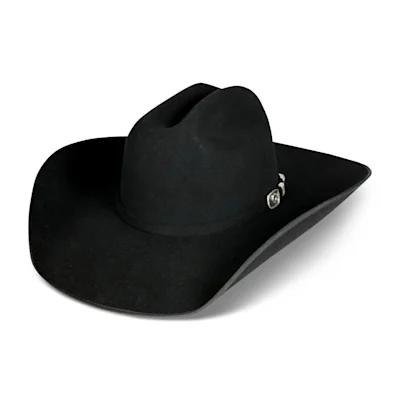 Resistol 4X Horseshoe Black Bound Edge Wool Cowboy Hat