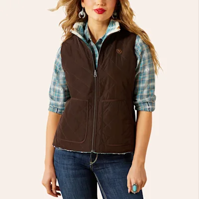 Ariat Women's Dilon 2.0 Mole Reversible Vest