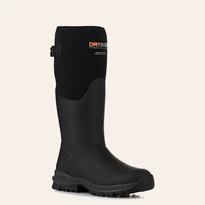 Dryshod Women's Legend MXT Gusset Black Waterproof Round Toe Rubber Outdoor Boot