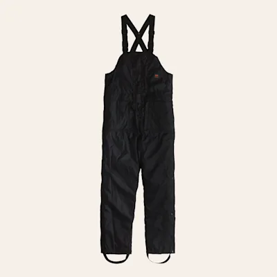 Walls Men's Blizzard Pruf Midnight Black Insulated Bib Overall