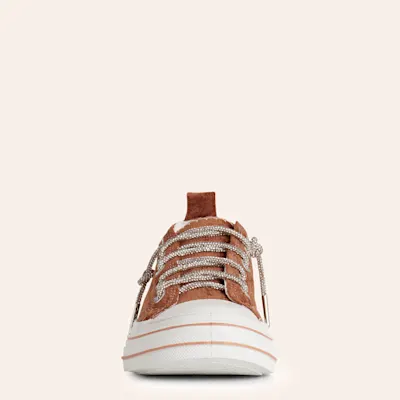 Very G Women's Aman Tan Velvet Sneakers