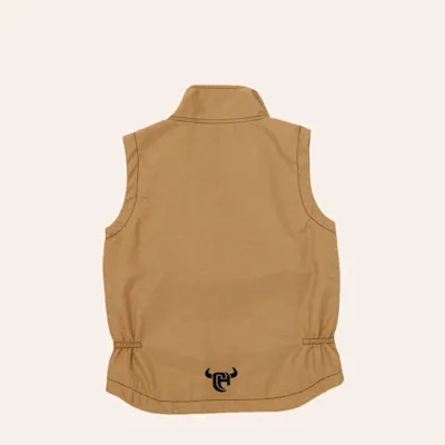 Cowboy Hardware Boy's Buckskin Brown Tech Woodsman Vest