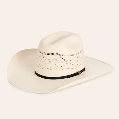 Rafter C Natural Cowtown Vented Straw Cowboy Hat