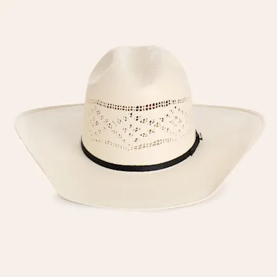Rafter C Natural Cowtown Vented Straw Cowboy Hat