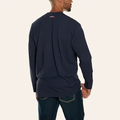 Ariat Men's Base Layer Navy FR Long Sleeve T-Shirt