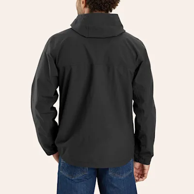 Carhartt Men's Storm Defender Relaxed Fit Black Lightweight Packable Jacket