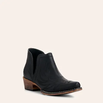 Roper Women's Ava Black Snip Toe Cowboy Bootie