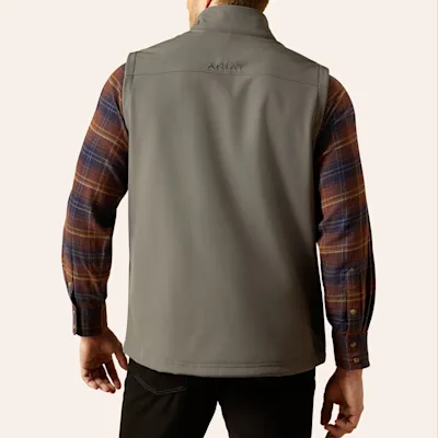 Ariat Men's Vernon Gray Softshell Vest