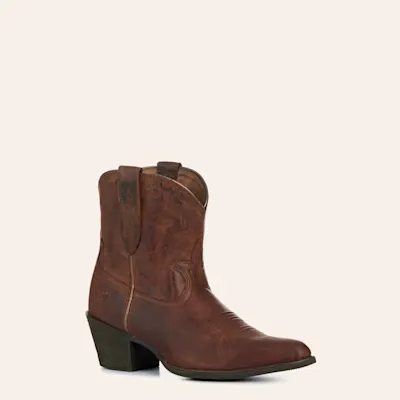 Ariat Women's Maggie Sassie Brown J Toe Booties