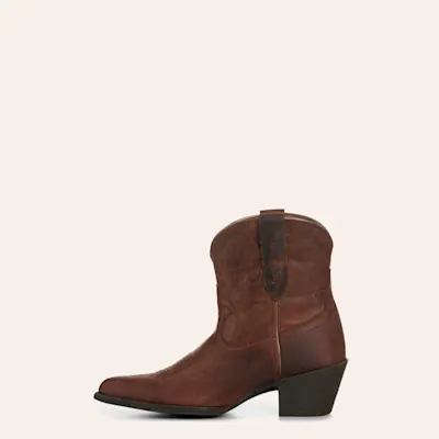 Ariat Women's Maggie Sassie Brown J Toe Booties