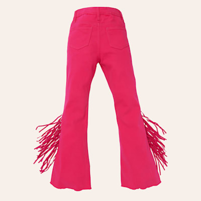 Cowgirl Hardware Girls' Berry Fringe Flare Jeans