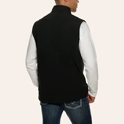 Cinch Men's Black & Gray Logo Concealed Carry Bonded Vest