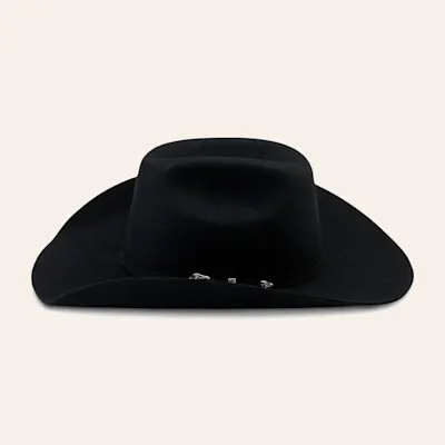 Ariat Kids' Black Cattleman Wool Cowboy Hat
