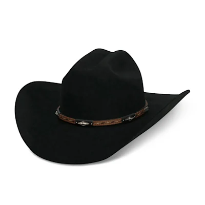 Cavender's 3X Westbrooke Black Premium Wool Cowboy Hat