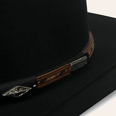 Cavender's 3X Westbrooke Black Premium Wool Cowboy Hat