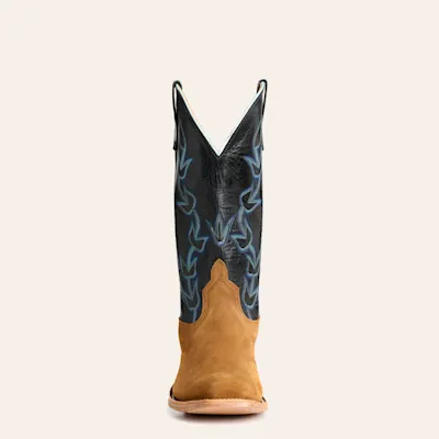 Anderson Bean Men's Toasted Sand & Black Avatar Cutter Toe Cowboy Boots