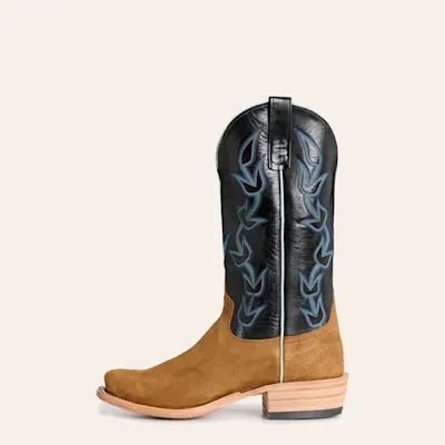Anderson Bean Men's Toasted Sand & Black Avatar Cutter Toe Cowboy Boots