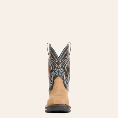 Ariat Men's Big Rig Natural Tan and Black BOA Wide Composite Square Toe Work Boot