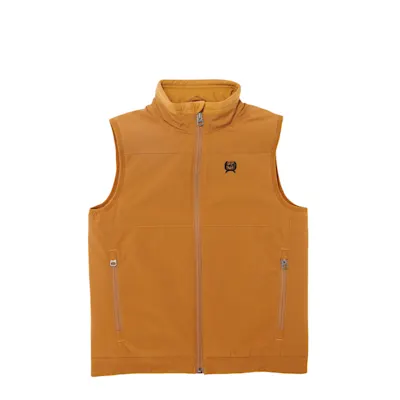 Cinch Boy’s Brown Polyester Canvas Vest