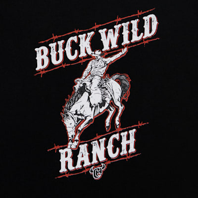 Cowboy Hardware Toddler Boys' Black Buck Wild Ranch Graphic T-Shirt