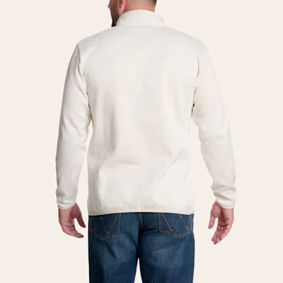 Rafter C Men's Khaki Quarter Zip Sweater