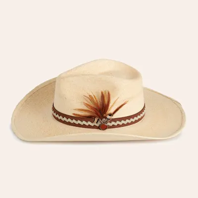 Charlie 1 Horse Laney Wilson Women's Straw "Road Runner" Cowboy Hat