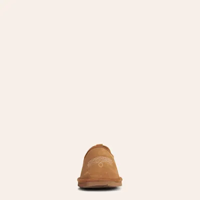 Ariat Men's Brown Sugar Lasso Square Toe Suede Slippers