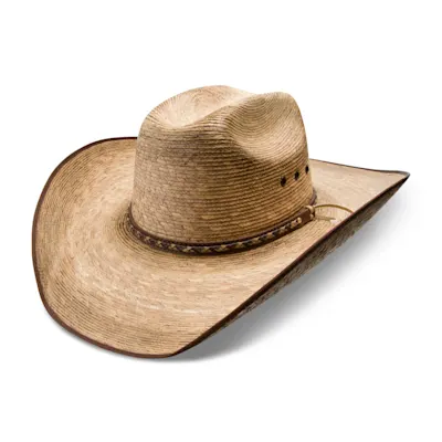 Resistol Burned Brady Genuine Mexican Palm Cowboy Hat