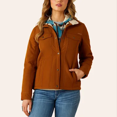 Ariat Women's Berber Chestnut Logo Jacket